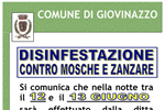 12-13/06: Disinfestazione contro mosche e zanzare